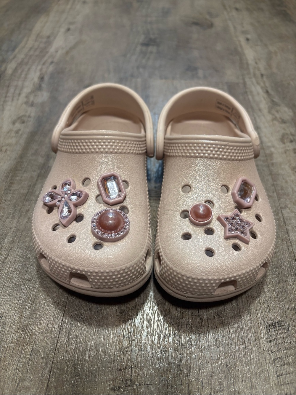 Crocs Classic Gemstone Clog Pink Quartz girls size 9